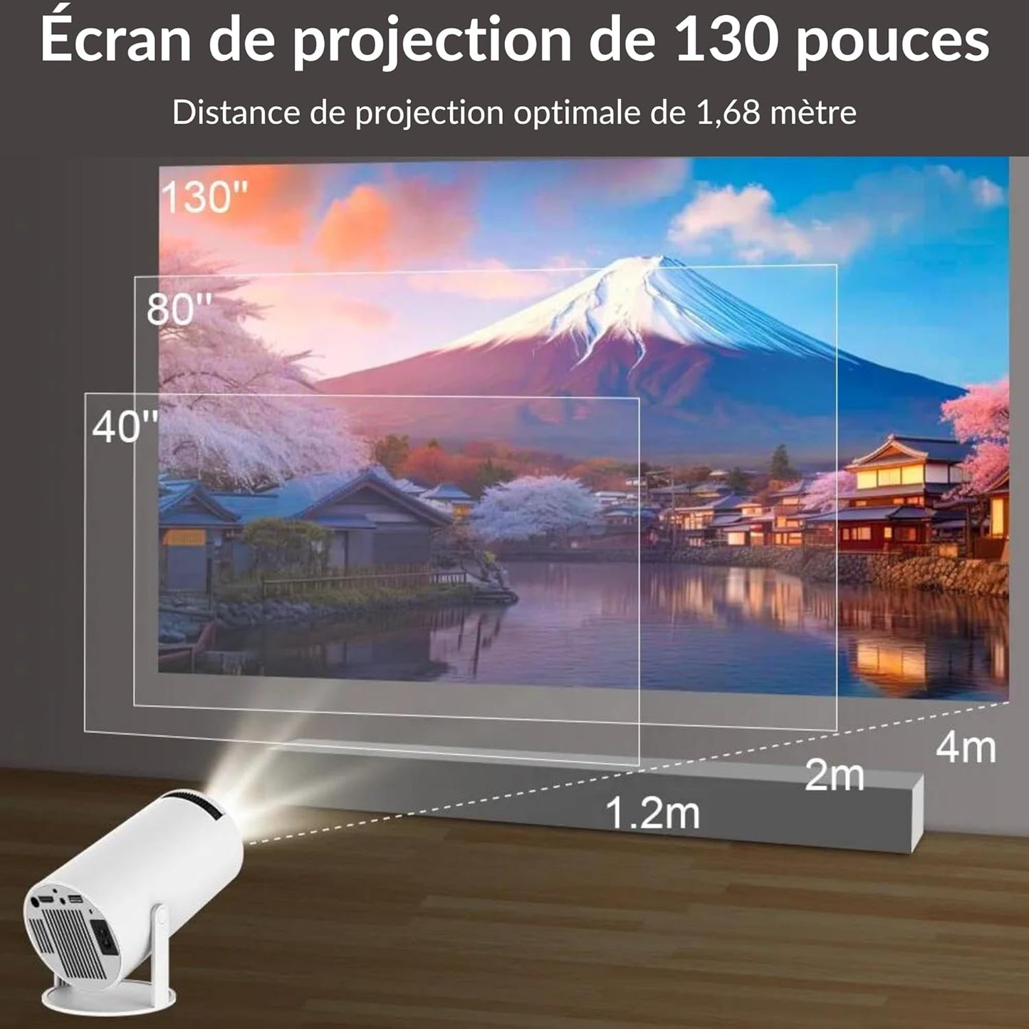 Proyector portátil ultra HD